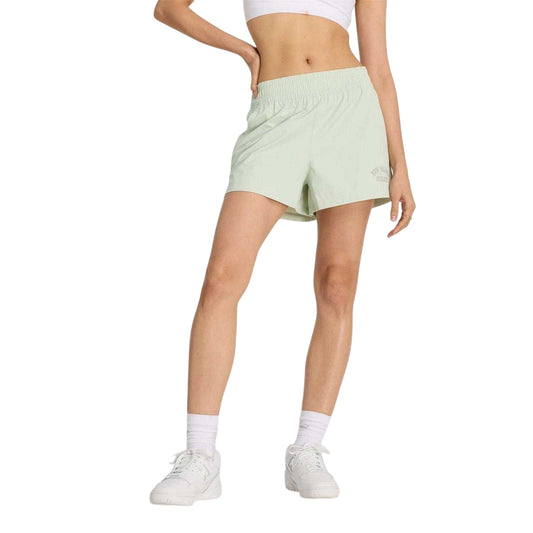 Mint - Front - New Balance Womens-Ladies Relaxed Fit Shorts