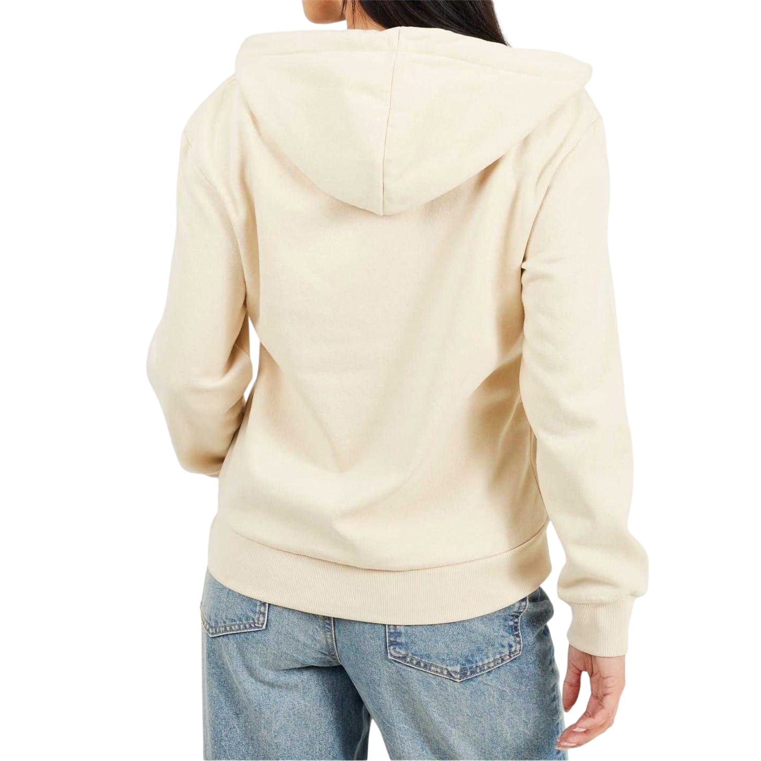 Stone - Back - Brave Soul Womens-Ladies Sweat Jacket