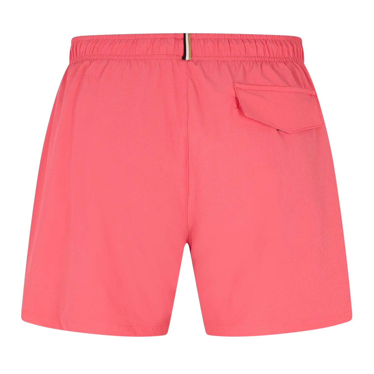 Dark Pink - Back - Boss Mens Tio Swim Shorts