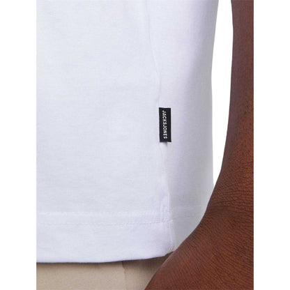 White - Side - Jack And Jones Mens Edge T-Shirt