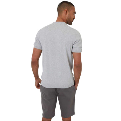 Light Grey Marl - Back - Threadbare Mens Crew Neck Regular T-Shirt
