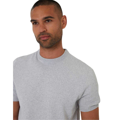 Light Grey Marl - Side - Threadbare Mens Crew Neck Regular T-Shirt