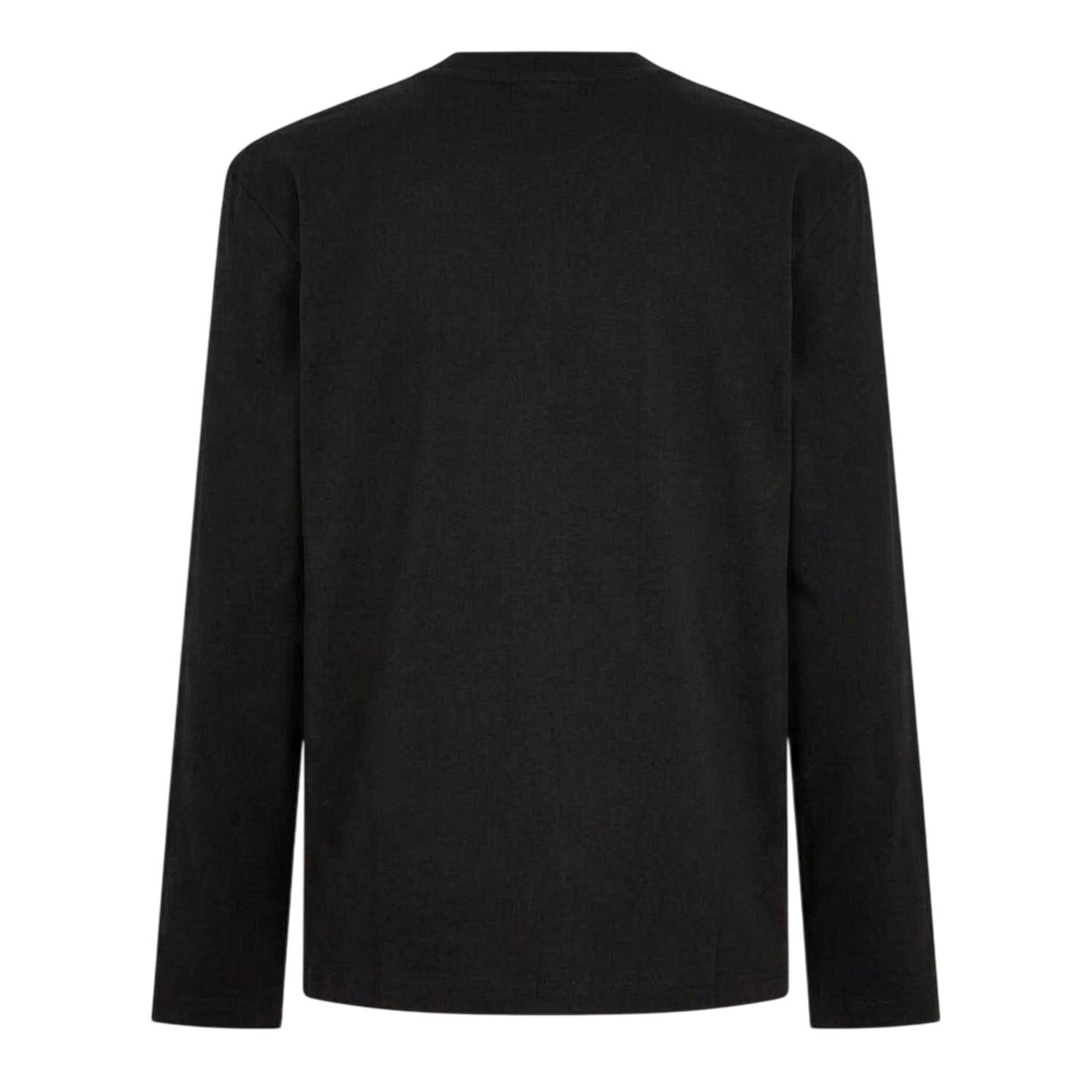 Black - Back - Off White Mens Graphic Crew Neck Long-Sleeved T-Shirt