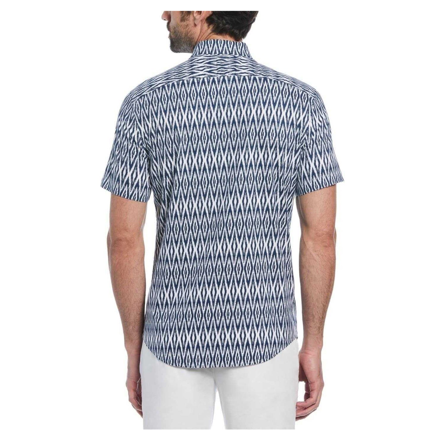 Sargasso Sea - Back - Original Penguin Mens Ikat Regular Short-Sleeved Shirt