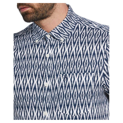 Sargasso Sea - Side - Original Penguin Mens Ikat Regular Short-Sleeved Shirt