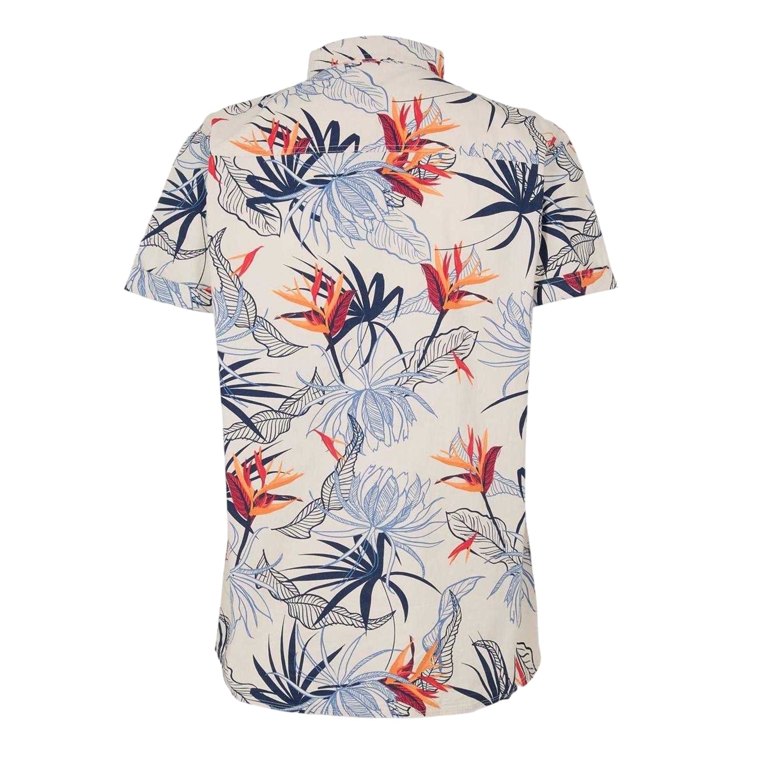 Chalk - Back - Bench Mens Floral Collared Regular Shirt