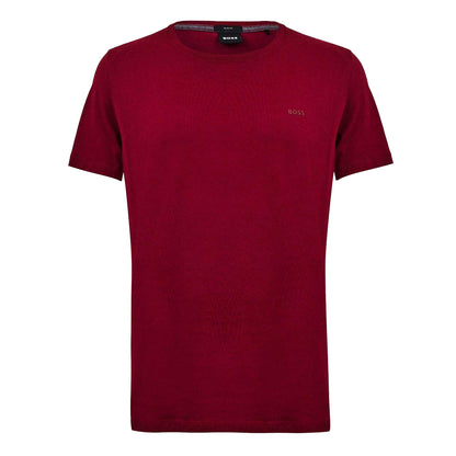Dark Red - Front - Boss Mens Tessler 33 Regular T-Shirt