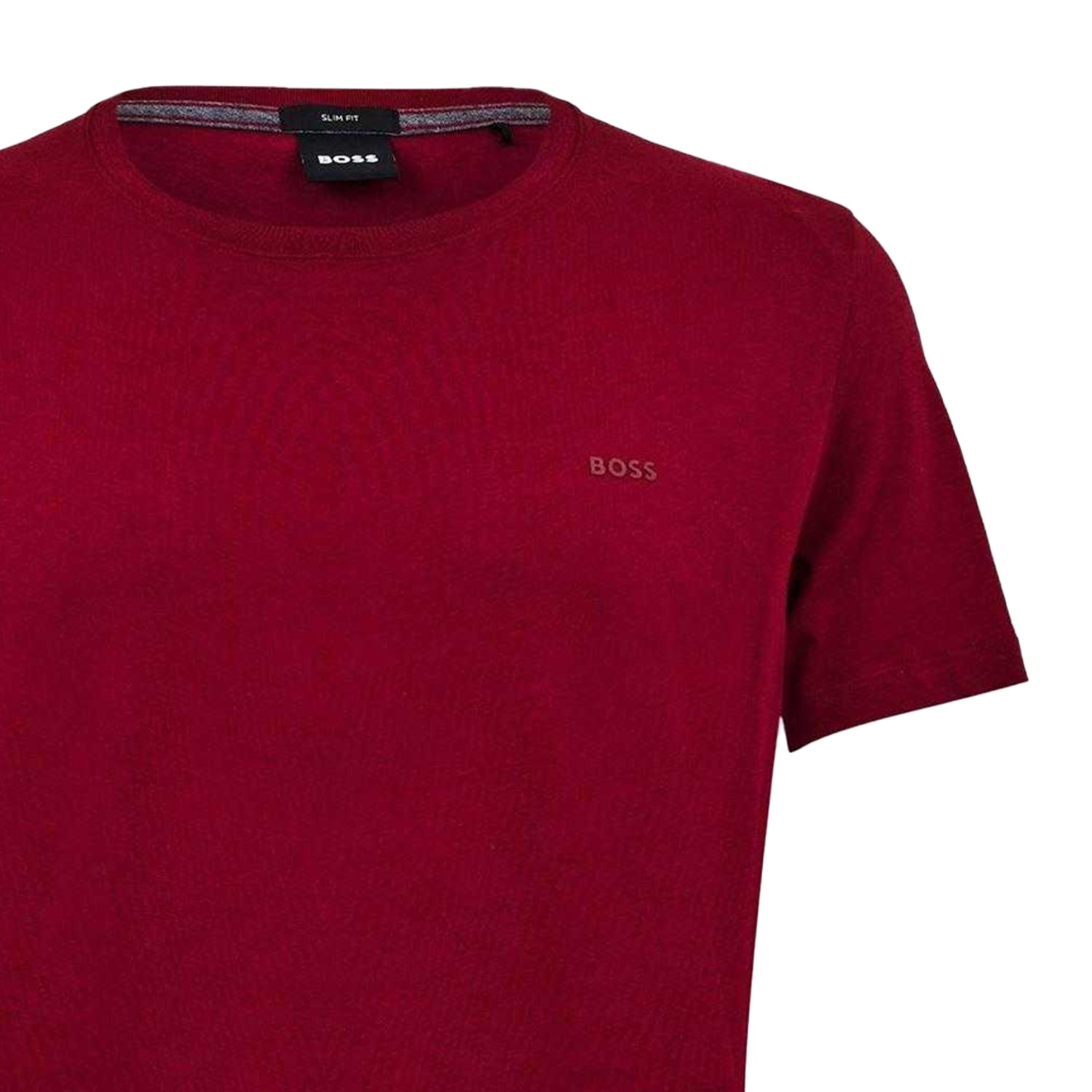 Dark Red - Back - Boss Mens Tessler 33 Regular T-Shirt