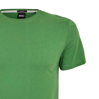 Green - Back - Boss Mens Tessler 33 Regular T-Shirt