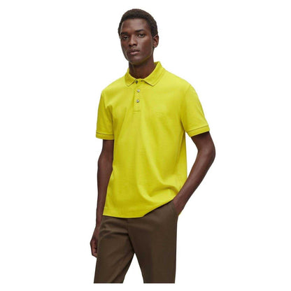 Green - Side - Boss Mens Regular Polo Shirt