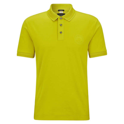 Green - Front - Boss Mens Regular Polo Shirt