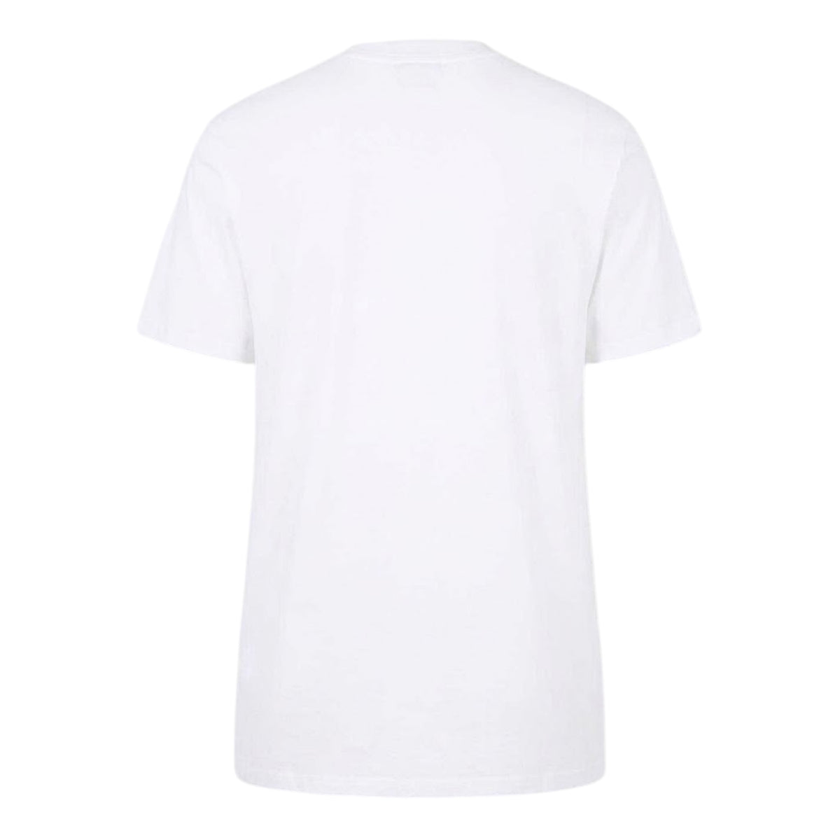 White - Back - Calvin Klein Mens Plain Crew Neck Regular Casual T-Shirt