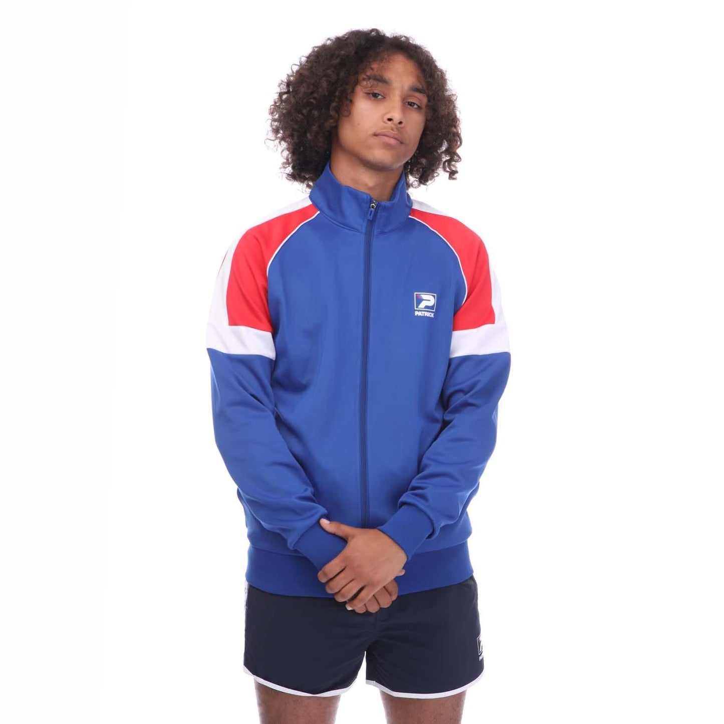 Blue - Front - Patrick Mens Mick Track Top