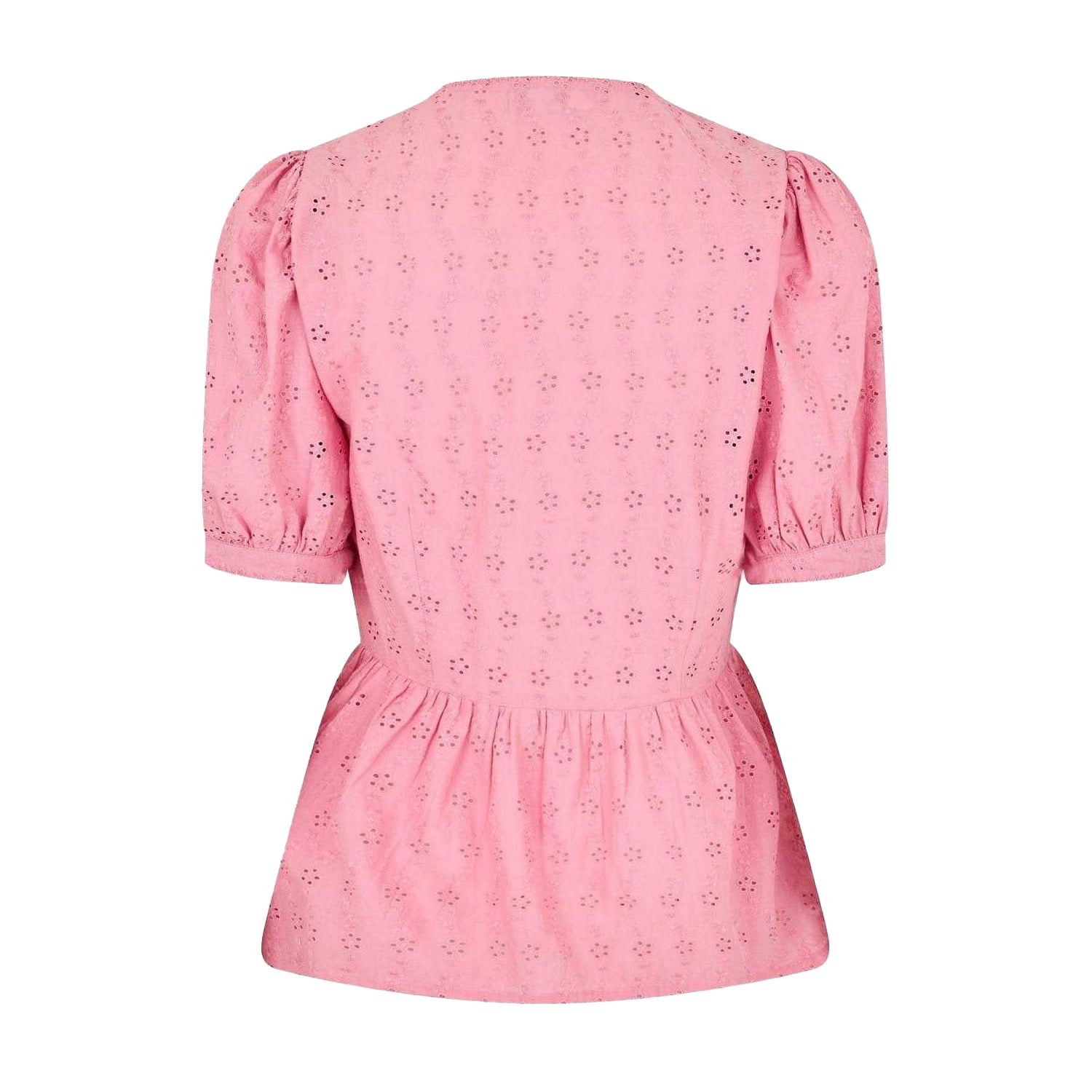Pink - Back - Nobody´s Child Womens-Ladies Ria Puff Sleeve Blouse