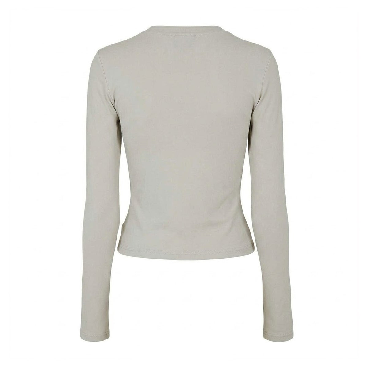 Bone - Back - Couture Club Womens-Ladies Sculpting Long-Sleeved T-Shirt