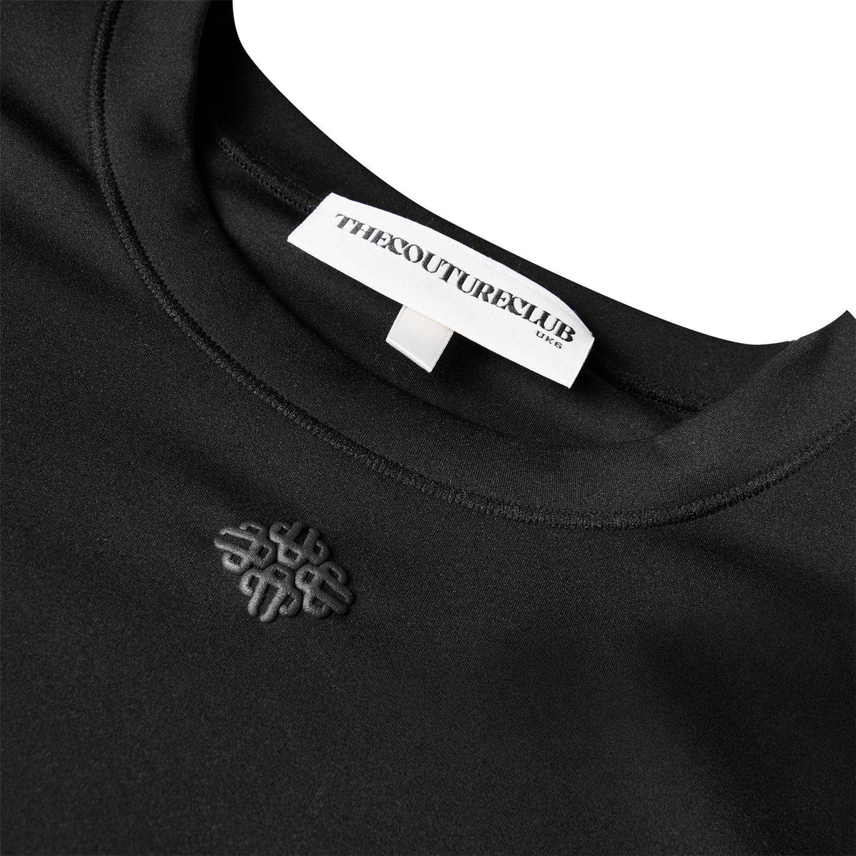Black - Lifestyle - Couture Club Womens-Ladies Sculpting Long-Sleeved T-Shirt