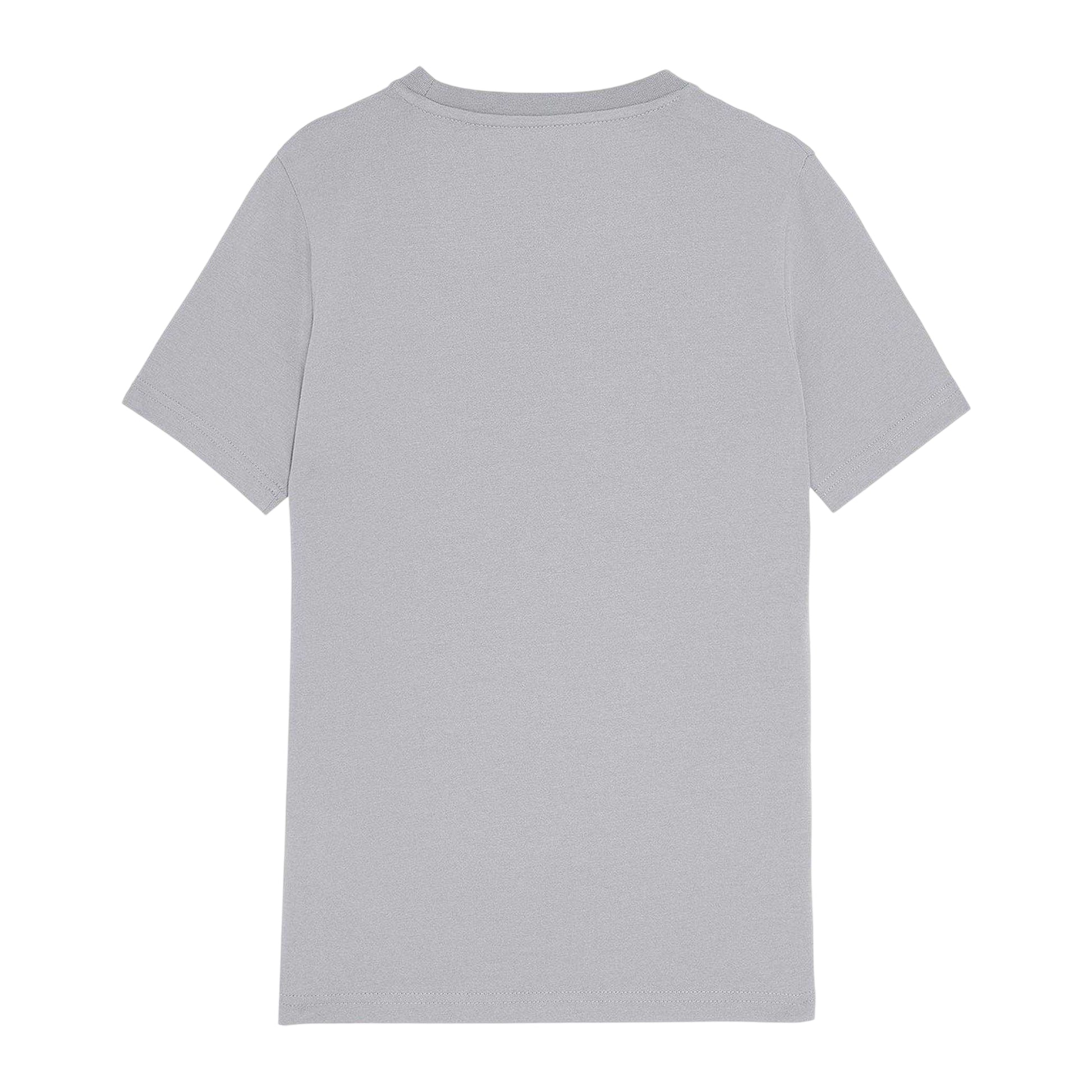 Grey - Back - Lyle & Scott Childrens-Kids Embroidered Logo Regular Sports T-Shirt