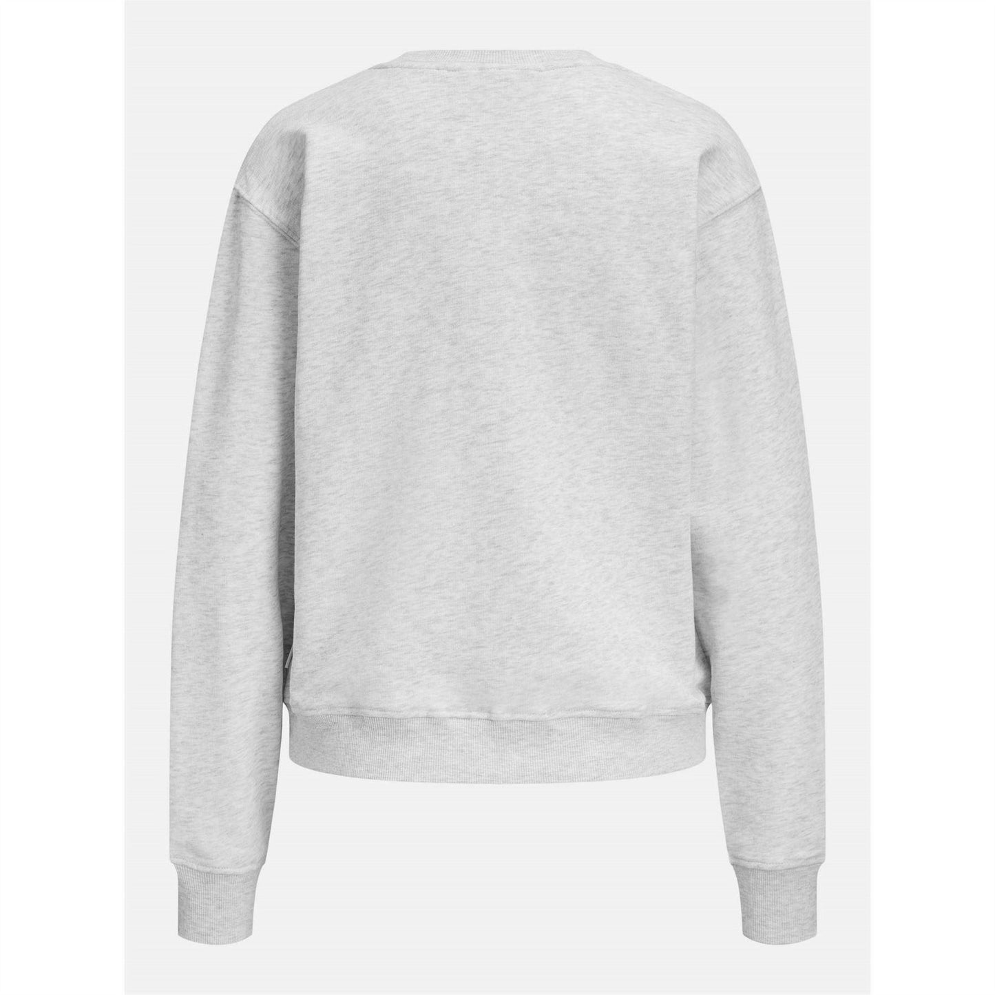 Light Grey Melange - Back - JJXX Womens-Ladies Madi Crew Neck Sweatshirt
