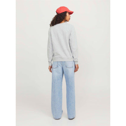 Light Grey Melange - Lifestyle - JJXX Womens-Ladies Madi Crew Neck Sweatshirt