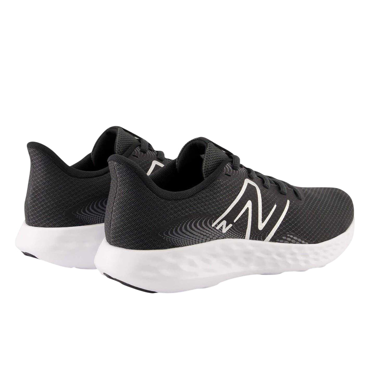 Black - Back - New Balance Womens-Ladies 411 Logo Trainers