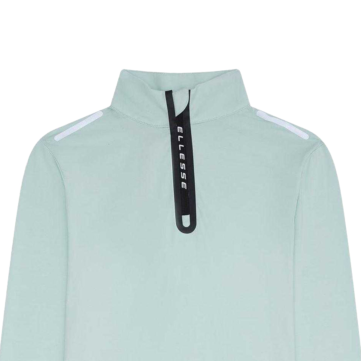 Light Green - Back - Ellesse Womens-Ladies Quarter Zip Fleece Top