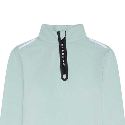 Light Green - Back - Ellesse Womens-Ladies Quarter Zip Fleece Top