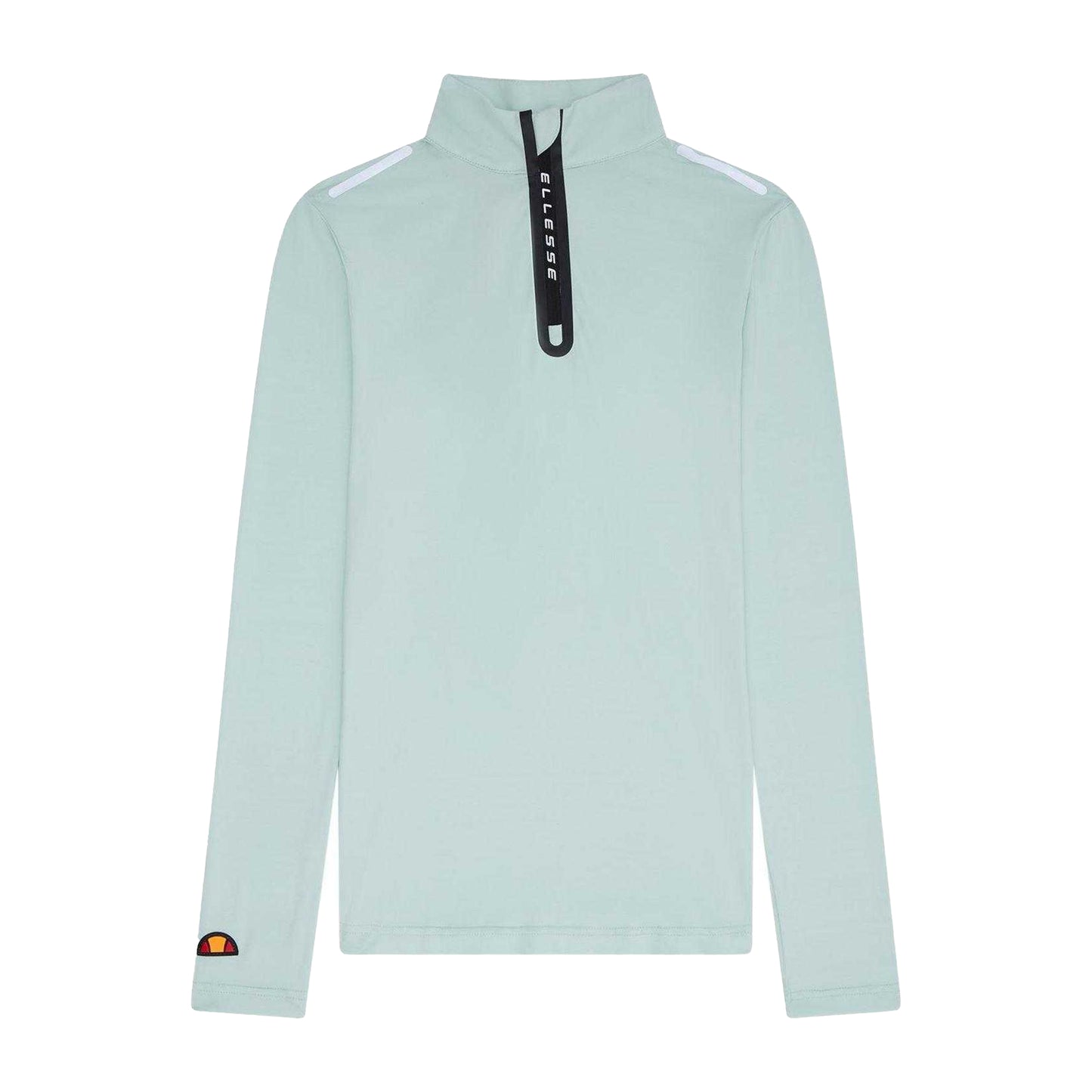 Light Green - Front - Ellesse Womens-Ladies Quarter Zip Fleece Top