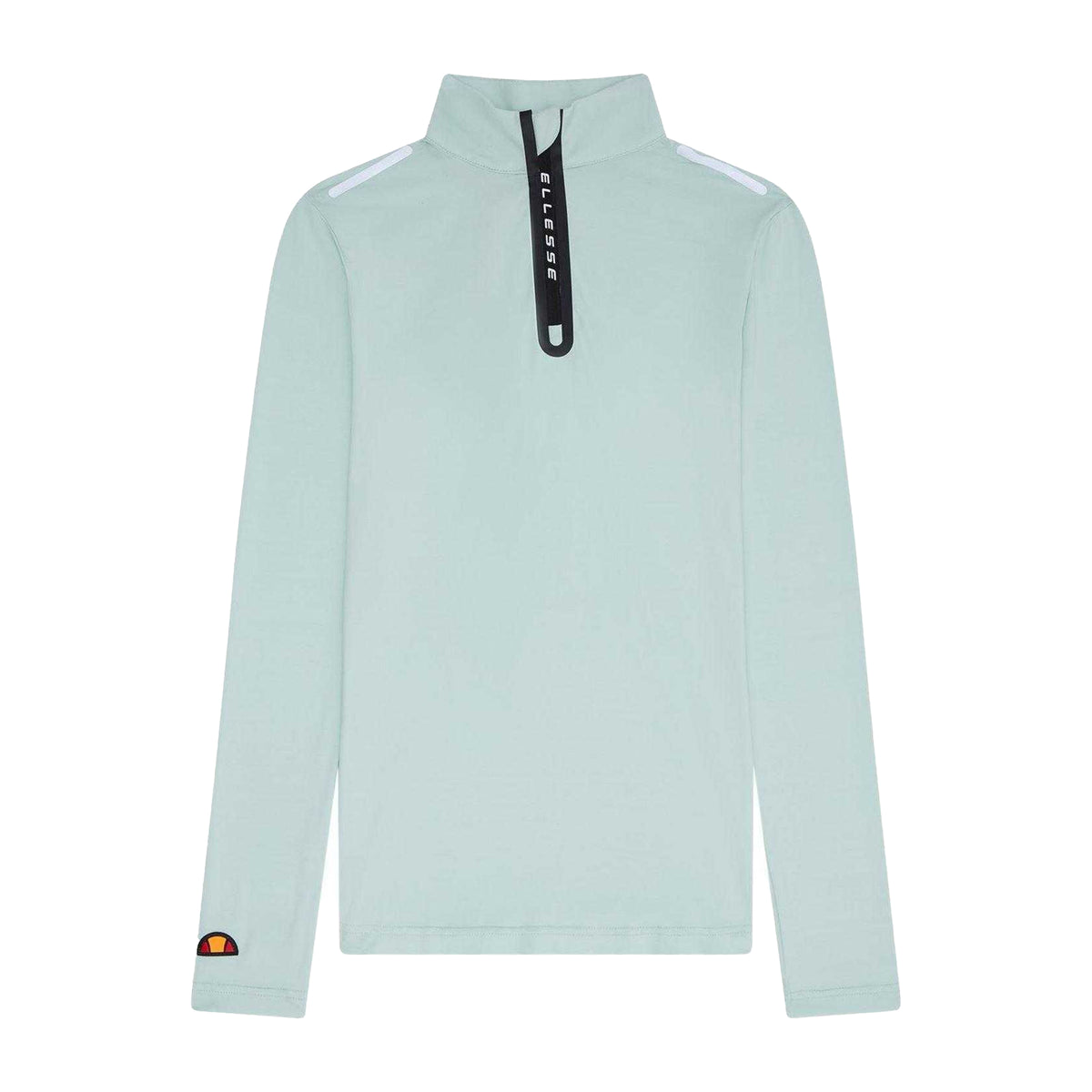 Light Green - Front - Ellesse Womens-Ladies Quarter Zip Fleece Top