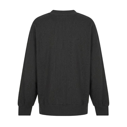 Black - Back - Rotate Sunday Womens-Ladies Cotton Sweatshirt