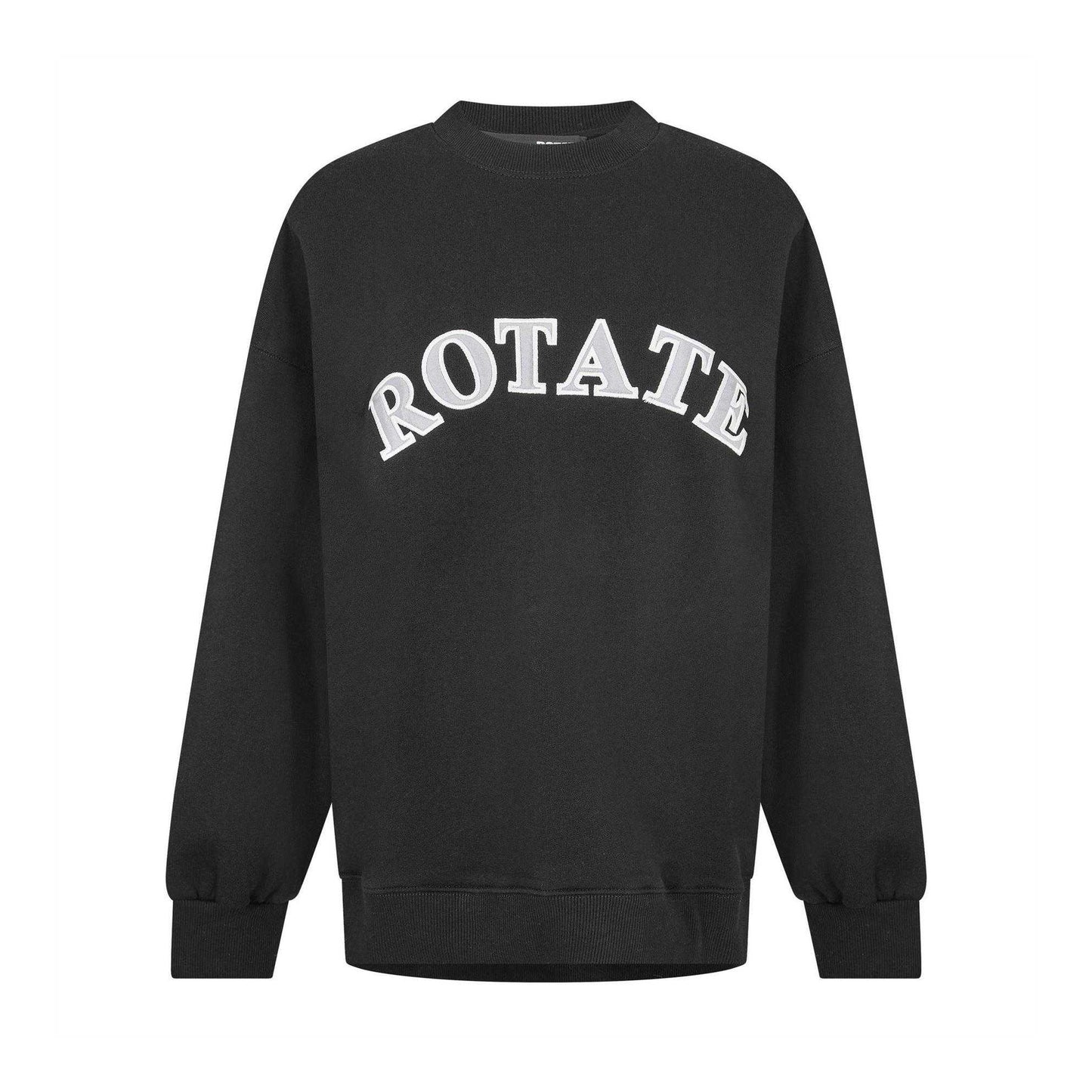 Black - Front - Rotate Sunday Womens-Ladies Cotton Sweatshirt