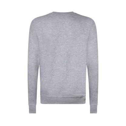 Light Grey Marl - Back - Fila Mens Jude Crew Neck Sweatshirt