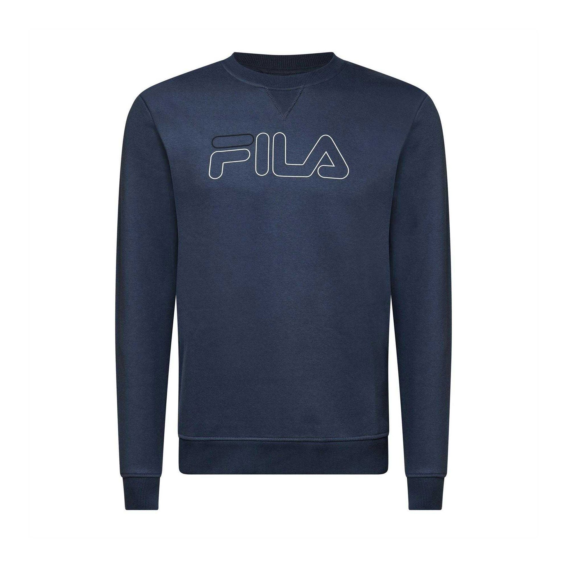 Vintage Indigo - Front - Fila Mens Jude Crew Neck Sweatshirt