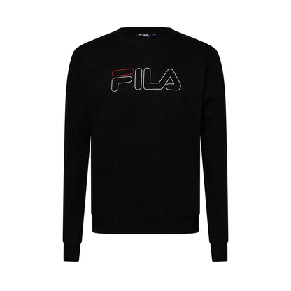 Black - Front - Fila Mens Jude Crew Neck Sweatshirt