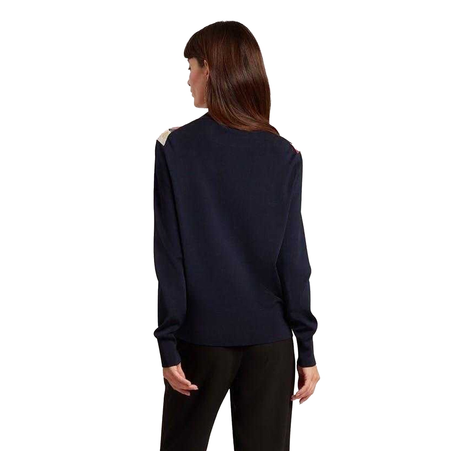Navy - Back - Ted Baker Womens-Ladies Knitted Top