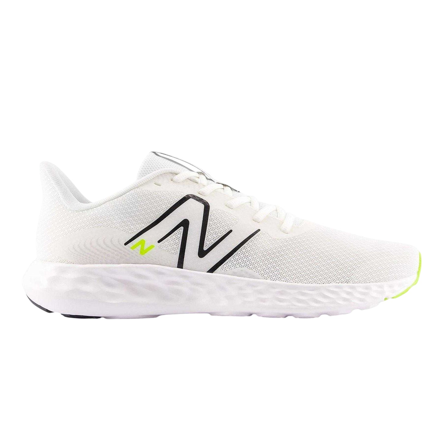 Sea Green-Alloy Grey - Front - New Balance Mens 411v3 Logo Trainers