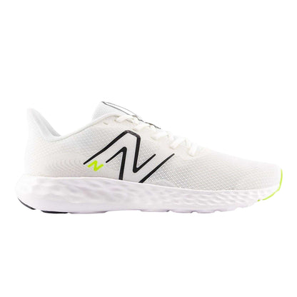 Sea Green-Alloy Grey - Front - New Balance Mens 411v3 Logo Trainers