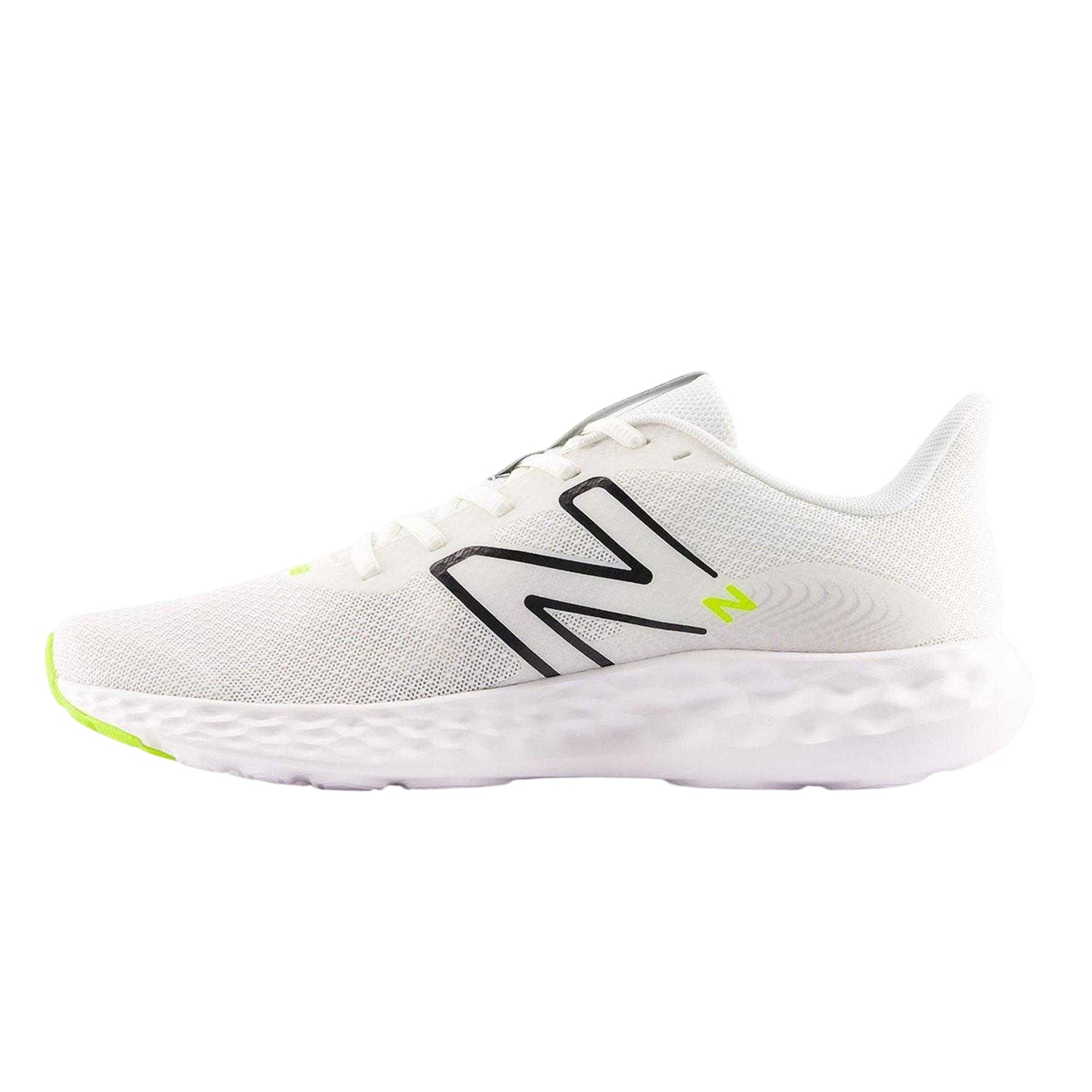 Sea Green-Alloy Grey - Back - New Balance Mens 411v3 Logo Trainers