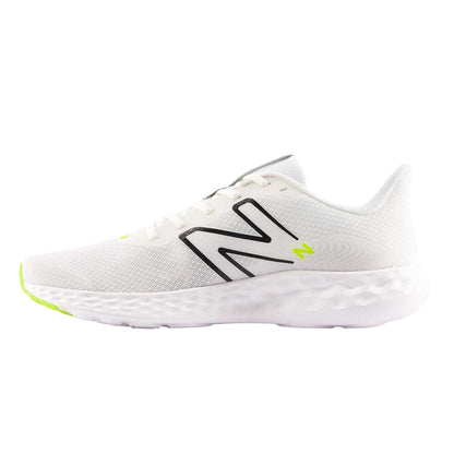 Sea Green-Alloy Grey - Back - New Balance Mens 411v3 Logo Trainers