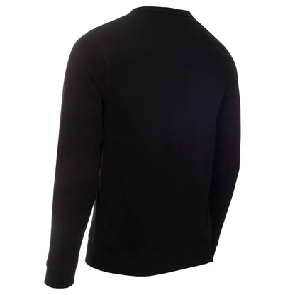 Black-Silver - Back - Calvin Klein Childrens-Kids Embroidered Logo Golf Sweatshirt