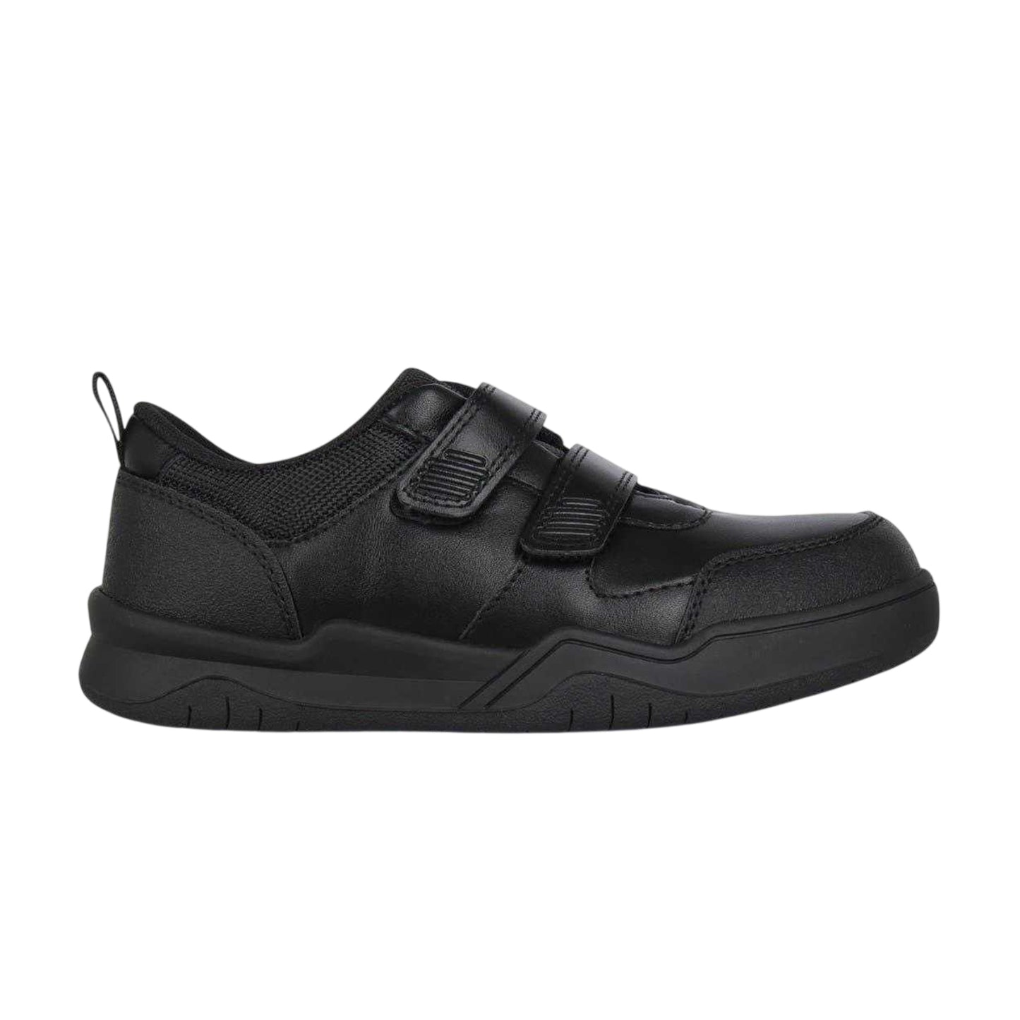 Black - Lifestyle - Giorgio Childrens-Kids Logo Hook and Loop Trainers