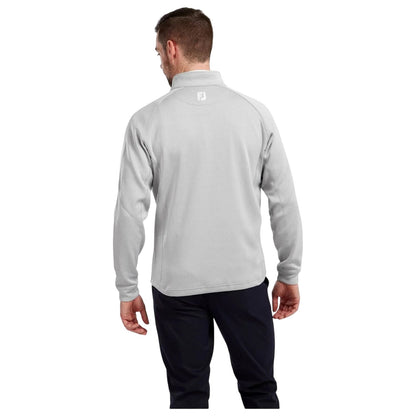 Grey - Back - FootJoy Mens Chill Out Golf Pullover