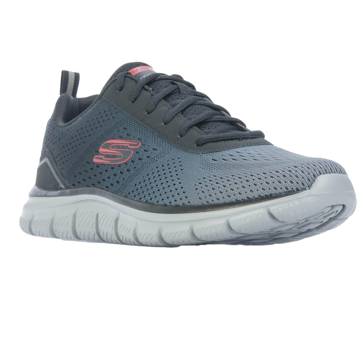 Black - Front - Skechers Mens Track Ripkent Trainers