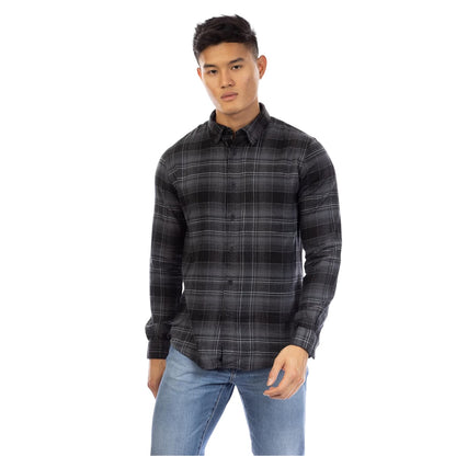 Multicoloured - Front - Peter Werth Mens Cromer Plaid Regular Shirt