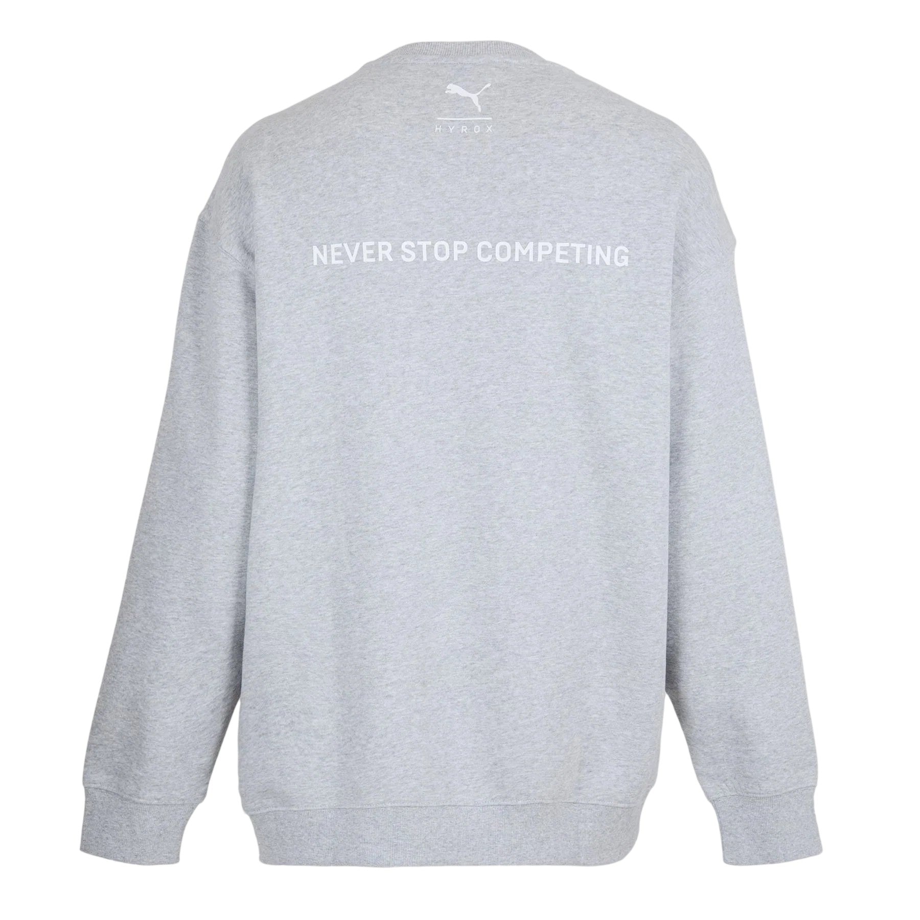 Heather Grey - Back - Puma Mens Hyrox World Performance Hoodie