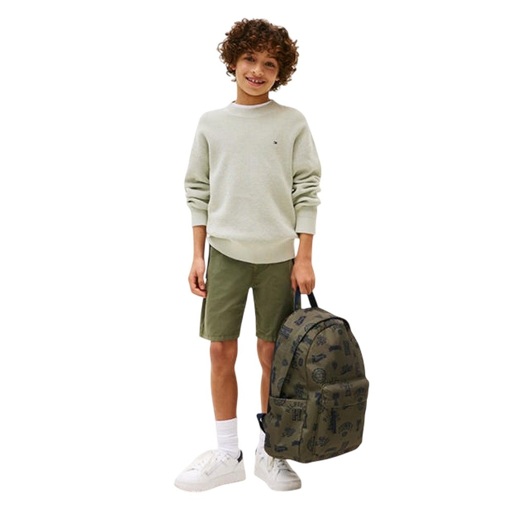 Misty - Side - Tommy Hilfiger Childrens-Kids Knitted Crew Neck Jumper