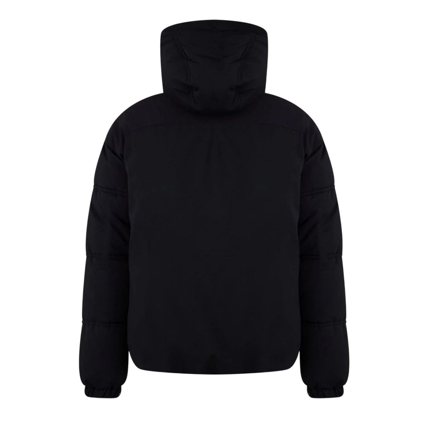 Black - Back - Jack Wills Mens Hooded Relaxed Fit Puffer Jacket