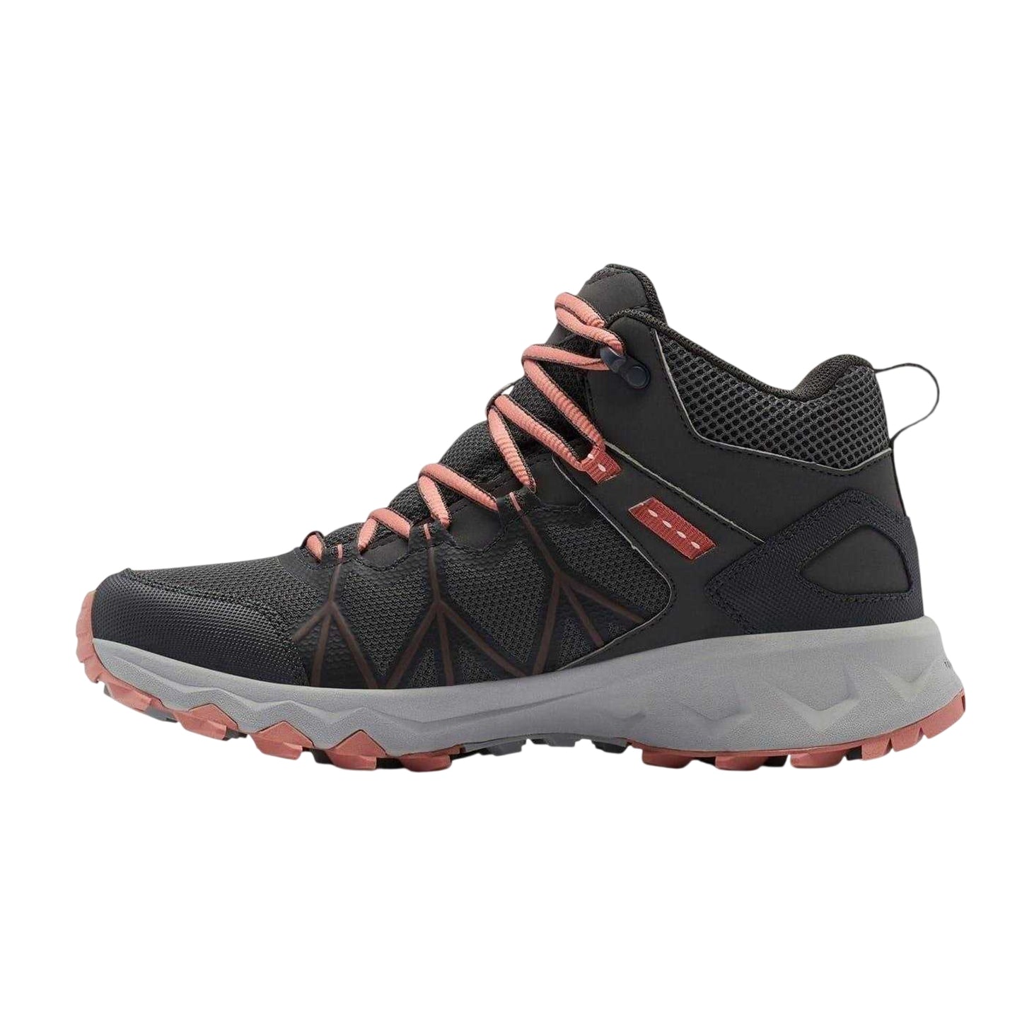 Grey - Side - Columbia Womens-Ladies Peakfreak II Mid Cut Hiking Boots
