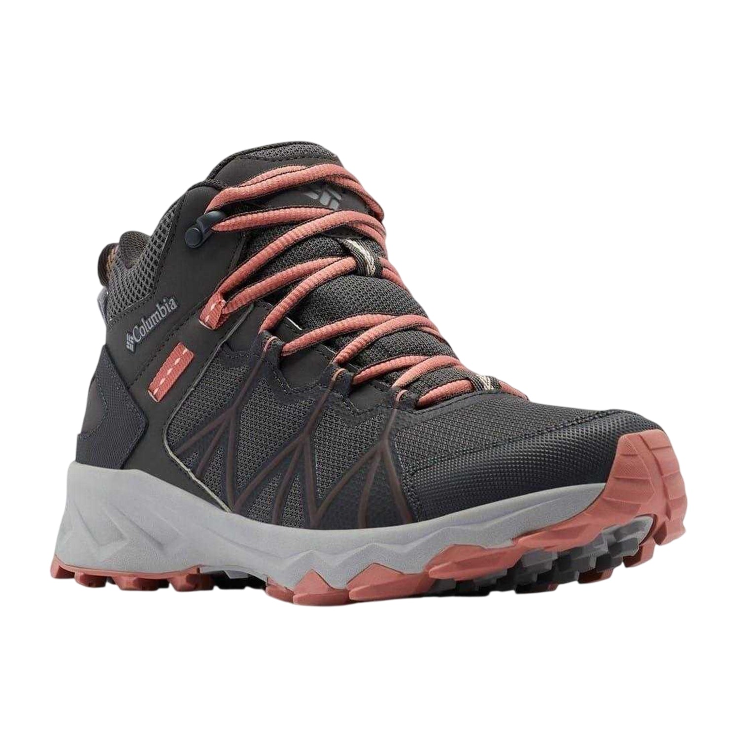 Grey - Lifestyle - Columbia Womens-Ladies Peakfreak II Mid Cut Hiking Boots