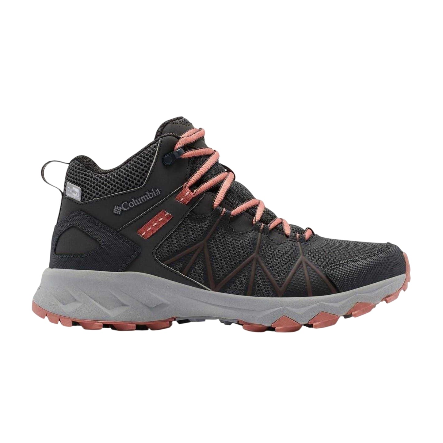 Grey - Front - Columbia Womens-Ladies Peakfreak II Mid Cut Hiking Boots