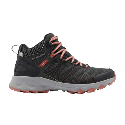 Grey - Front - Columbia Womens-Ladies Peakfreak II Mid Cut Hiking Boots